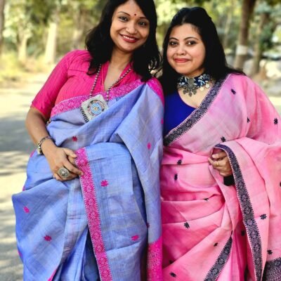 Pink Kesa Toss Saree