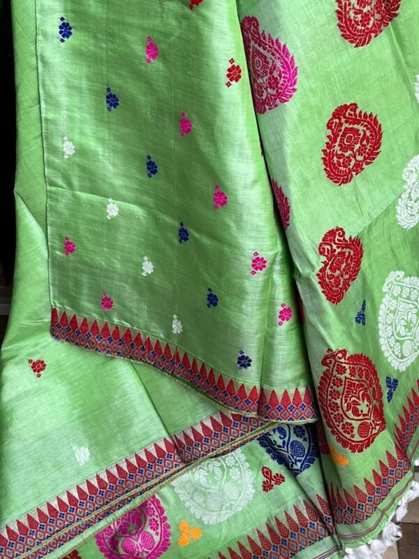 Green Toss by Paat Saree - Image 4