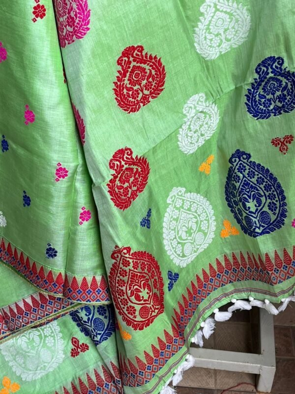 Green Toss by Paat Saree - Image 3
