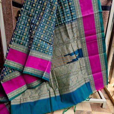 Green Hajar Buta Saree