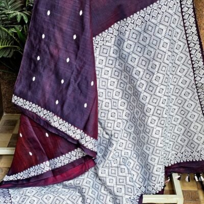 Dual Tone Nooni Cotton Saree