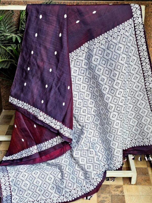 Dual Tone Nooni Cotton Saree
