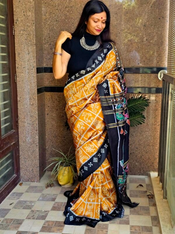 Mustard Silk Nabakothi - Image 3