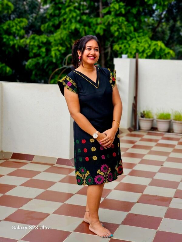Assamese Black Dress - Image 6