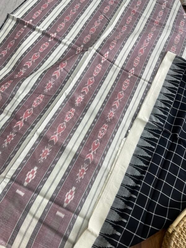 Black Sambalpuri Cotton - Image 5