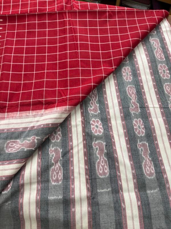 Red Sambalpuri Cotton