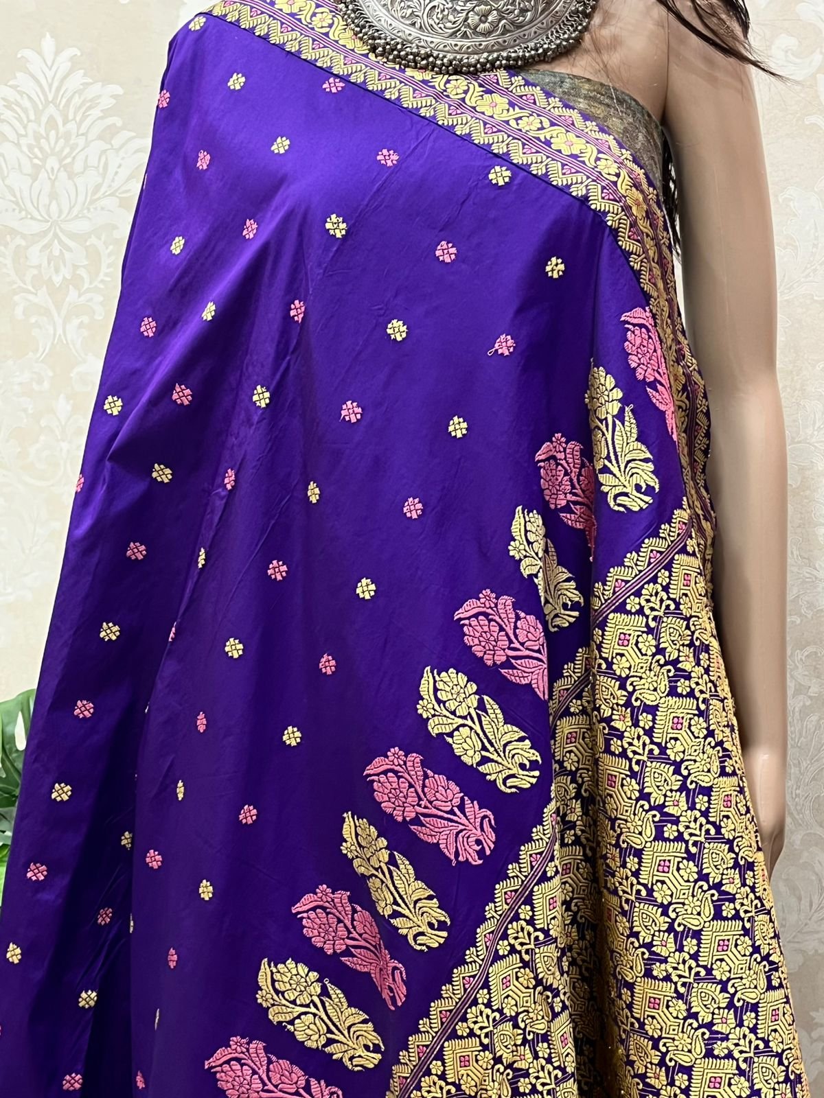 Purple Assam Handloom