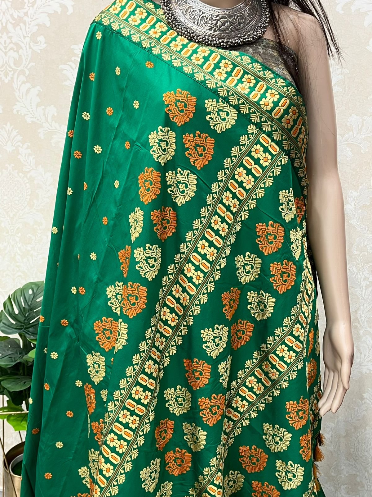 Green Assam Handloom