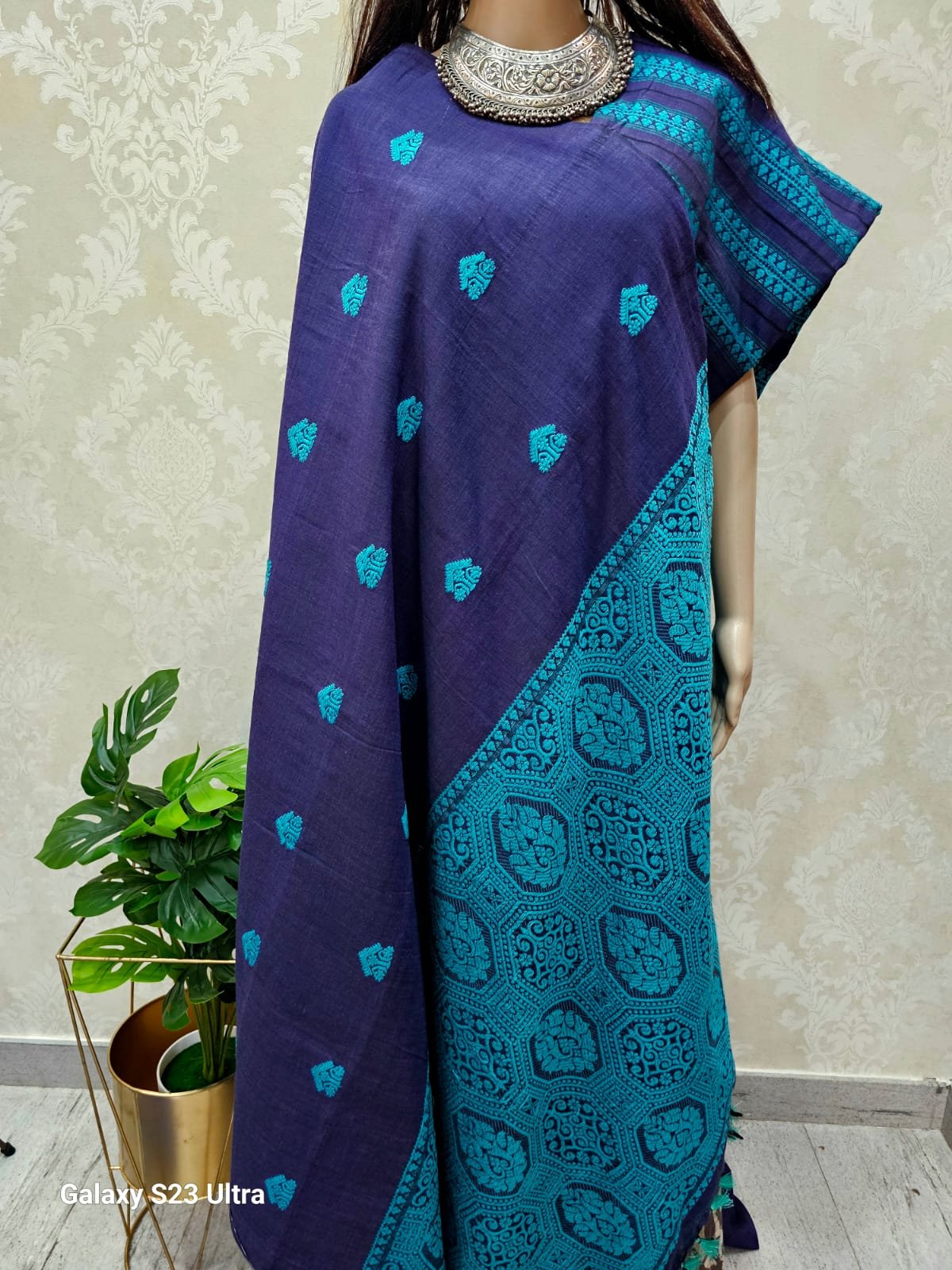 Blue Green Assam Cotton