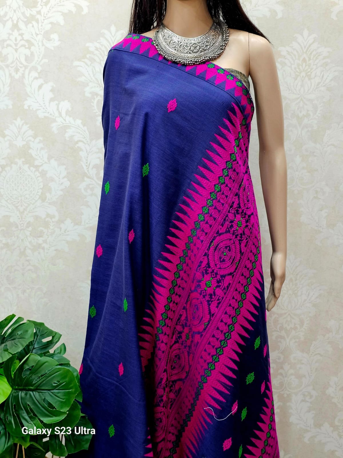 Blue Pink Aaronai Cotton