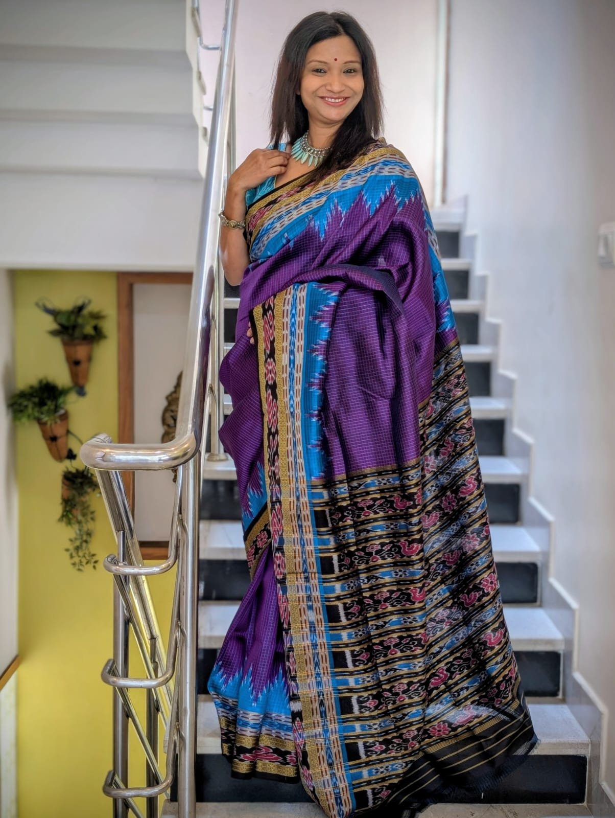 Purple Sachipar Silk