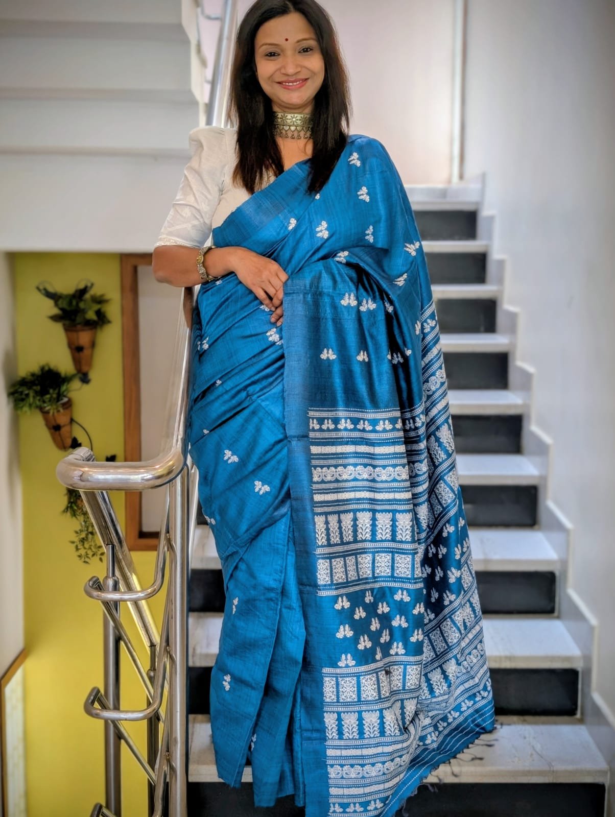 Blue Gopalpur Tussar