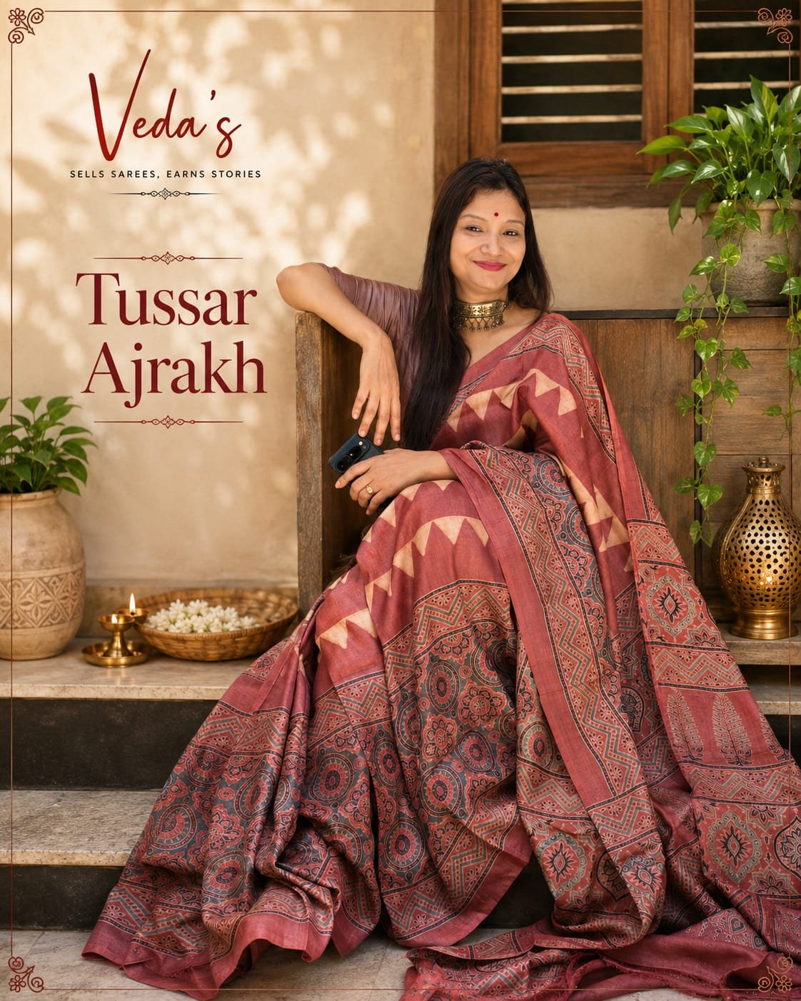 Tussar Ajrakh 02