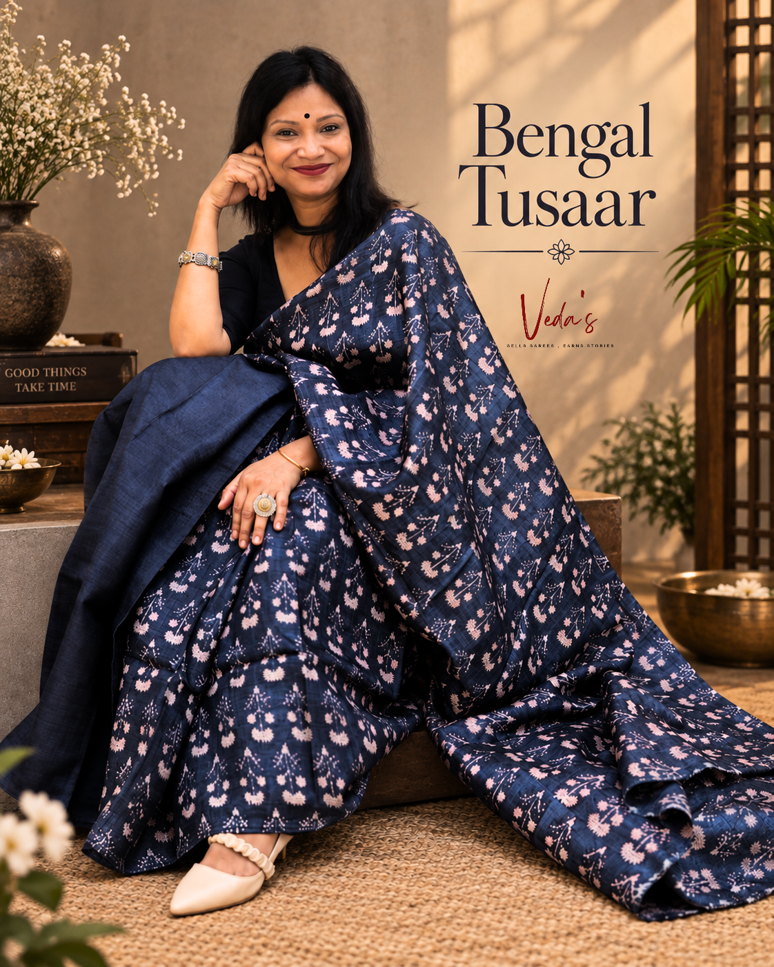 Black Bengal Tussar